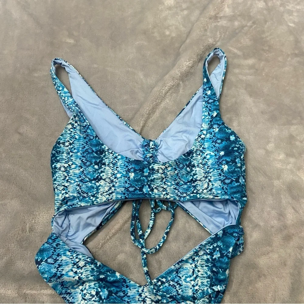 New! Frankie's Bikini's Emma One Piece Swimsuit in Mamba - 27697